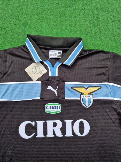 Lazio 2000 Black Retro Football Jersey