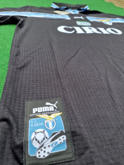 Lazio 2000 Black Retro Football Jersey