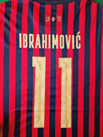 Zlatan Ibrahimović AC Milan 120th Anniversary Special Golden Retro Football Jersey Kit