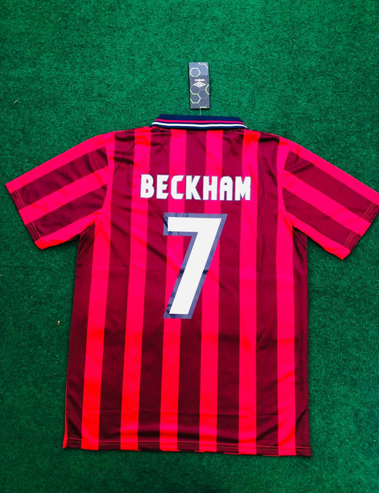 „Cristiano Ronaldo CR7 Manchester United Rotes Retro-Fußballtrikot“