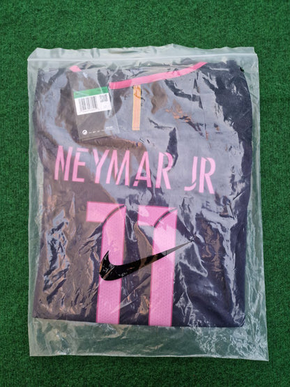 Barcelona Neymar Jr 2014/15 Retro Black Pink Football Jersey