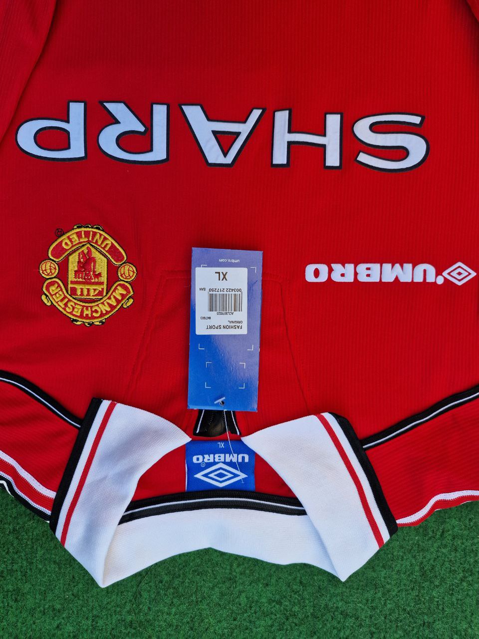 Jaap Stam 6 - Manchester United 1999 Red Long Sleeve Football Jersey Kit