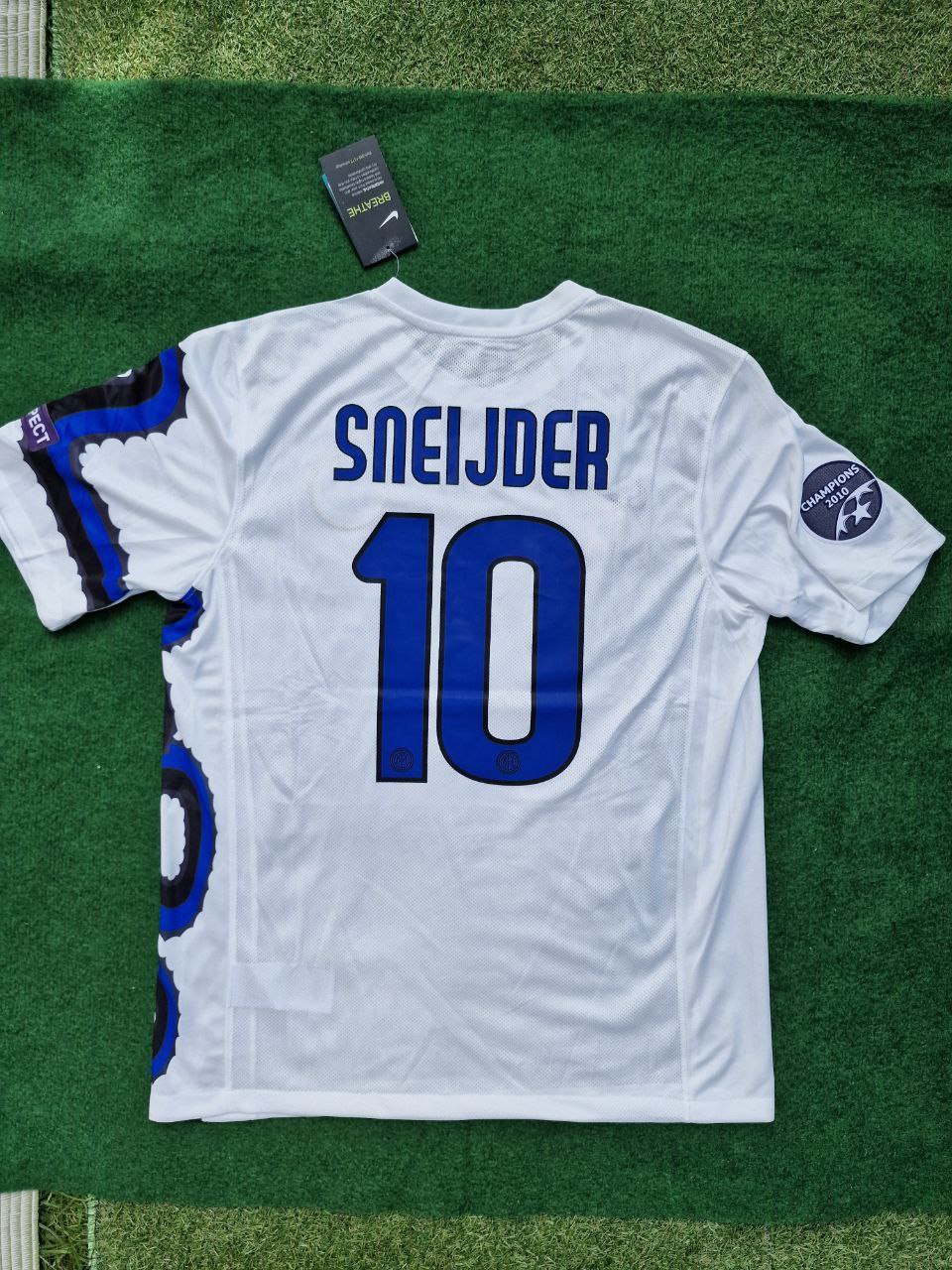 Wesley Sneijder - Inter 2010 2011 White Dragon Football Jersey