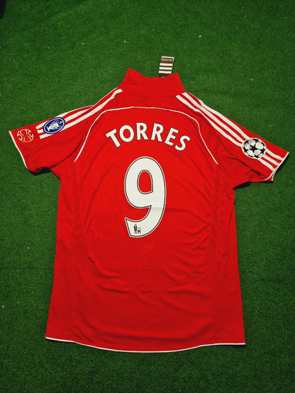 Liverpool 2006 2008 Season Premier League Red Retro Football Jersey