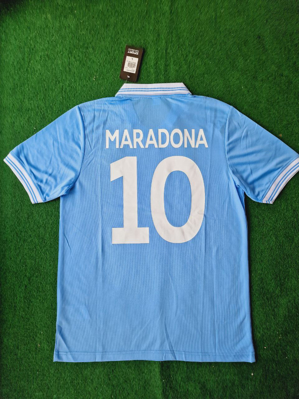 Diego Armando Maradona 10 - Napoli 1985 Retro Football Jersey Trikot Maillot Maglia