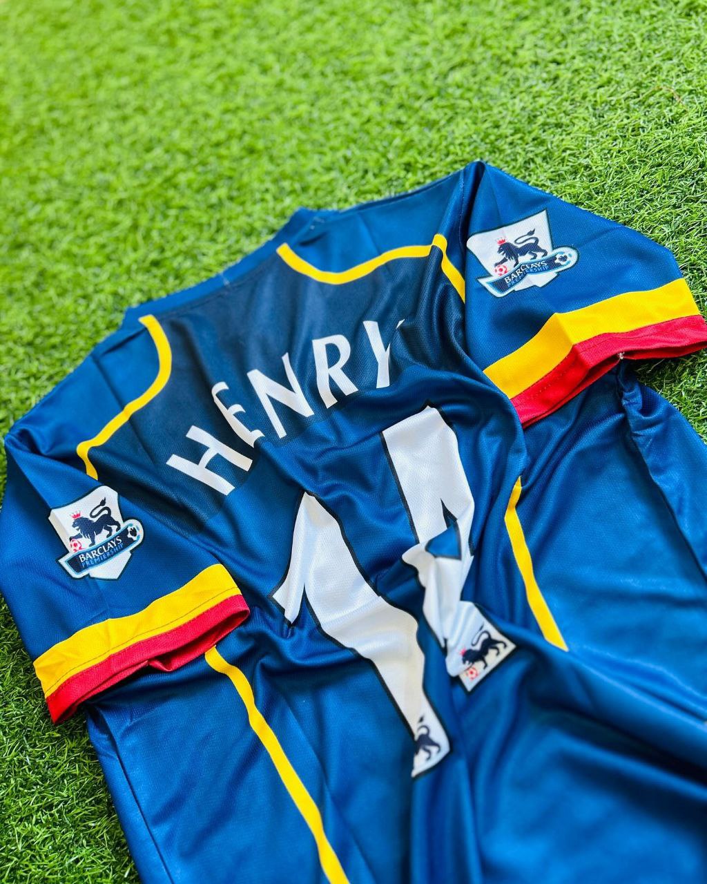 Thierry Henry Arsenal 2004-05 Blue Retro Jersey Trikot Maglia Camiseta