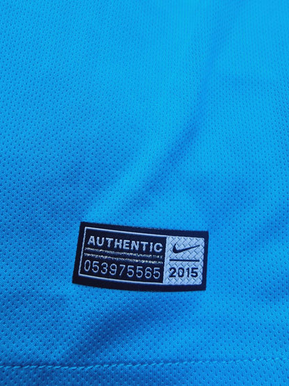 Barcelona Neymar JR 2015-2016 Champions League Retro Football Jersey Soccer Shirt