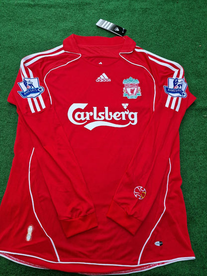 Fernando Torres Liverpool Long Sleeve Retro Football Jersey