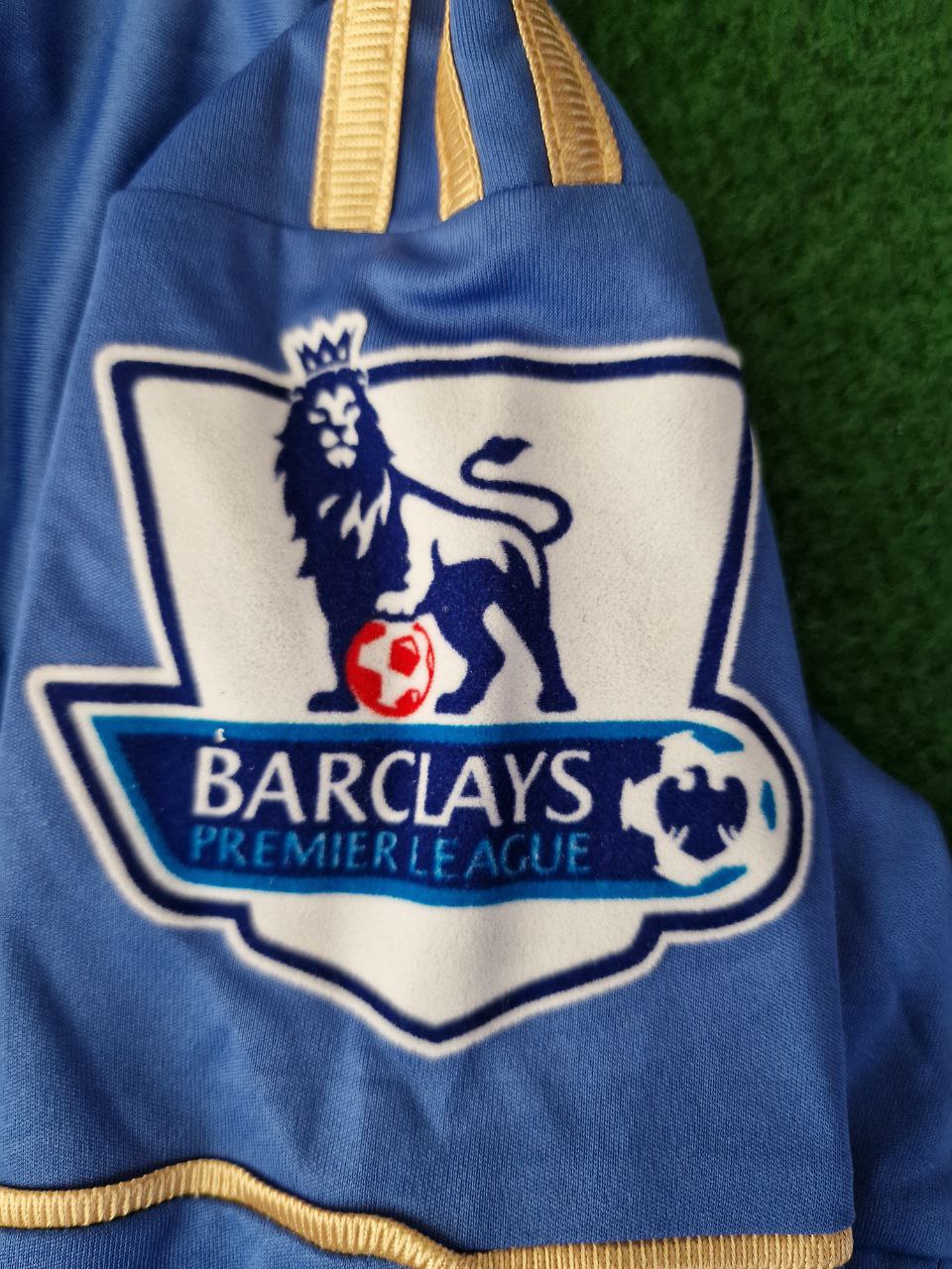 Frank Lampard Chelsea 2012/13 Premier League Patch Blue Retro Football Jersey