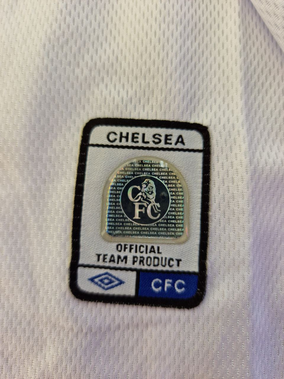 Eidur Gudjohnsen 22 Chelsea Away 2004 Retro White Long Sleeve Football Jersey Kit