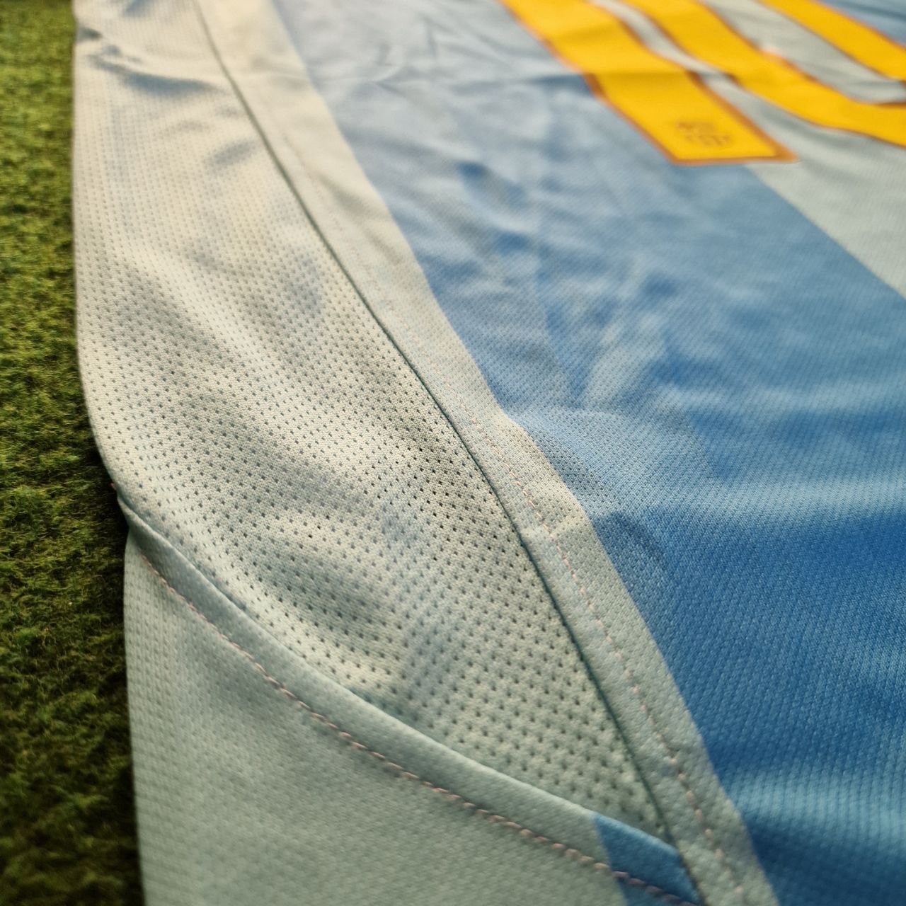 Ronaldinho Gaucho Barcelona 2008 Away Blue Retro Jersey Kit Trikot Maillot
