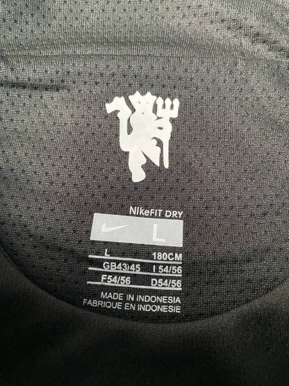 Gary Neville 2007-2008 Manchester United Black Retro Football Jersey