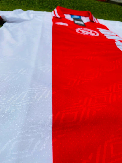 Frank de Boer Ajax Retro Golden Printing Football Jersey