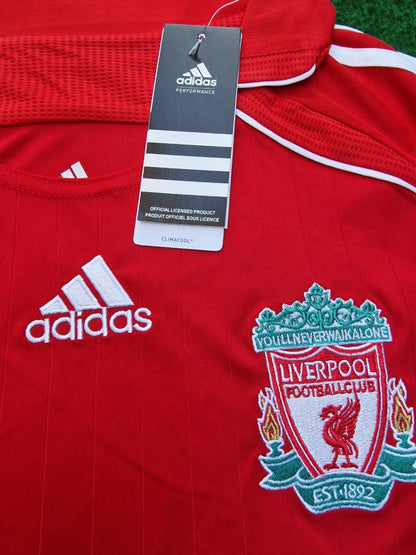 Fernando Torres Liverpool Long Sleeve Retro Football Jersey