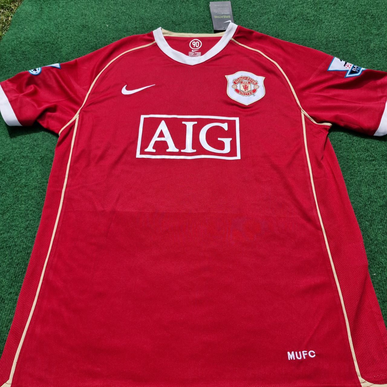 Nemanja Vidic Manchester United 2006/07 Red Kit Jersey Trikot Maglia
