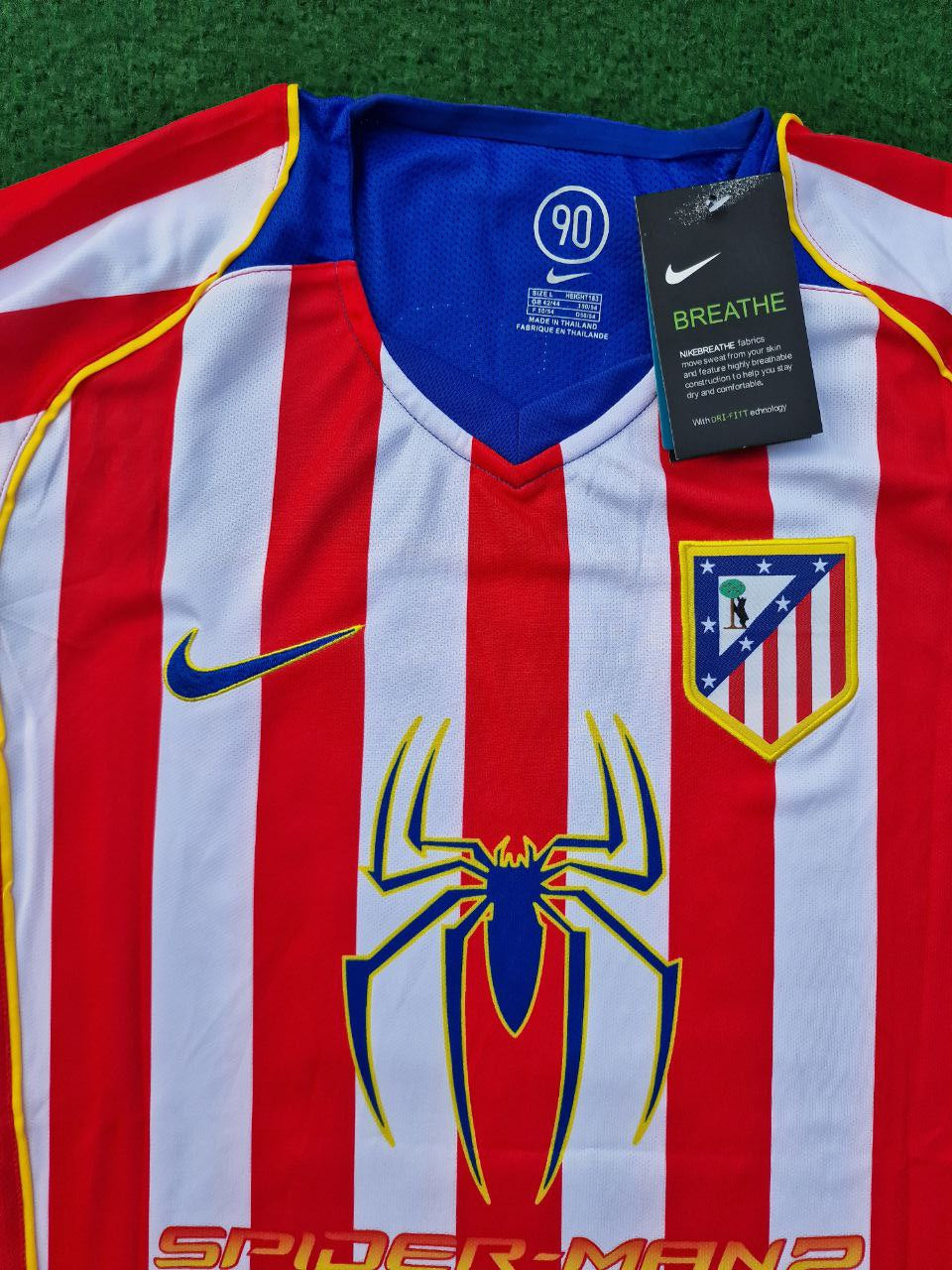 Atletico Fernando Torres Madrid Kids SpiderMan Retro Football Jersey Soccer Kit