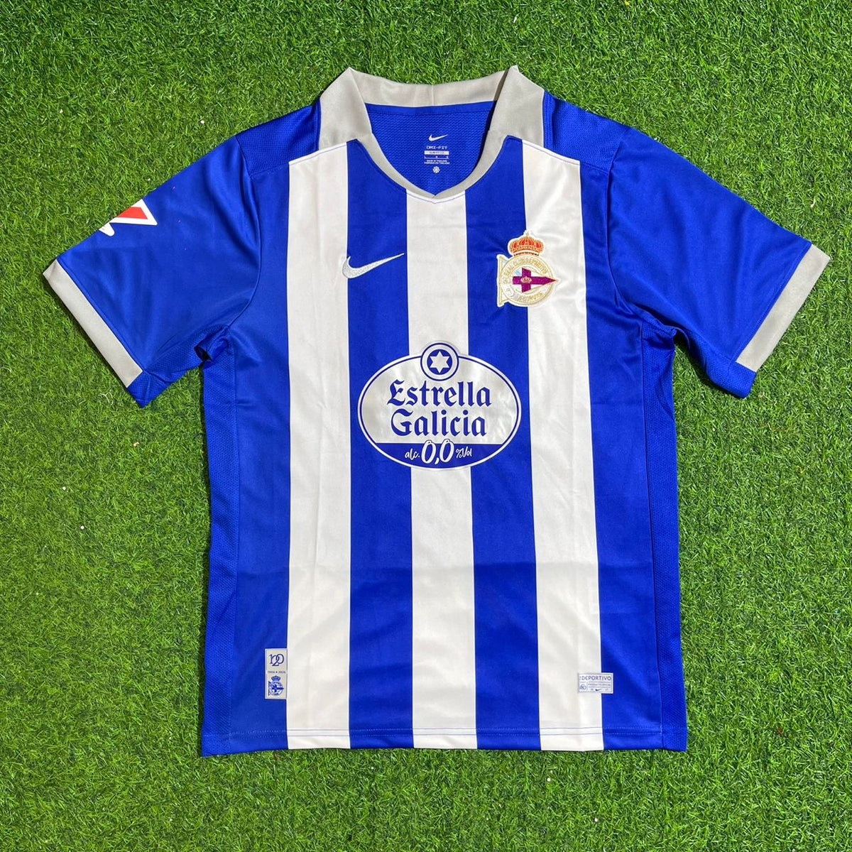 Pierre-Emerick Aubameyang Deportivo 2026-2027 Home Blue White Football Jersey