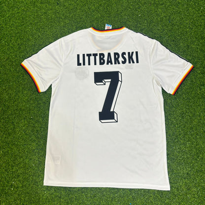 Pierre Littbarski #7 Deutschland 1986 World Cup Retro Wein