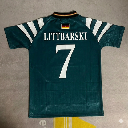 Pierre Littbarski Germany Deutschland Retro Football Jersey