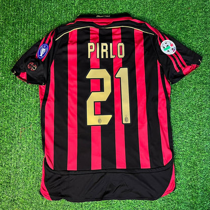 Andrea Pirlo 2006 - 07 AC Milan Retro Football Jersey Kit