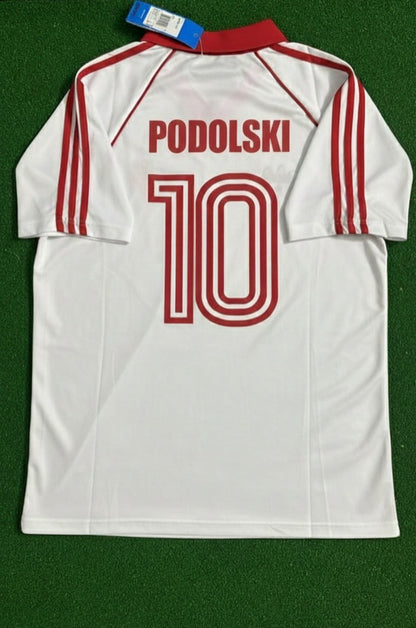 Lukas Podolski FC Köln Retro Football Jersey