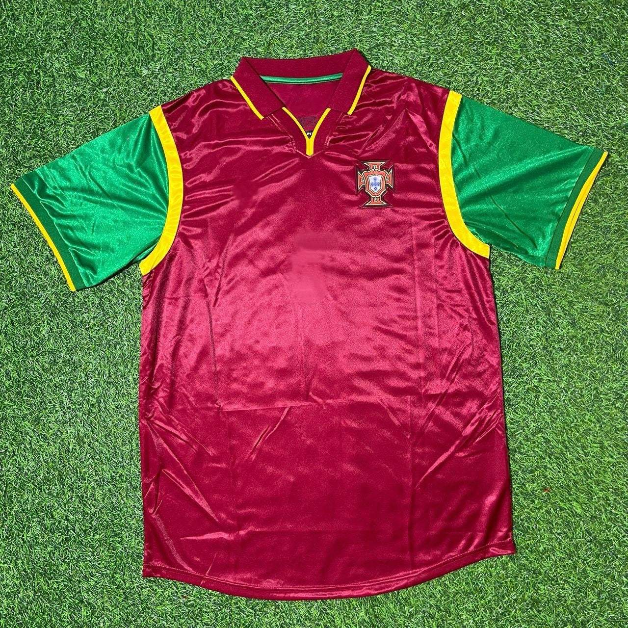 Portugal World Cup 1998 Home Retro Football Jersey