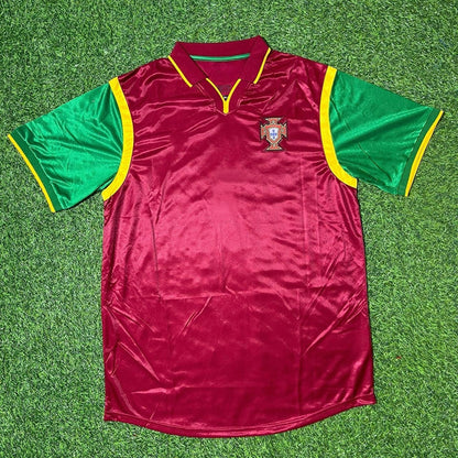 Portugal World Cup 1998 Home Retro Football Jersey