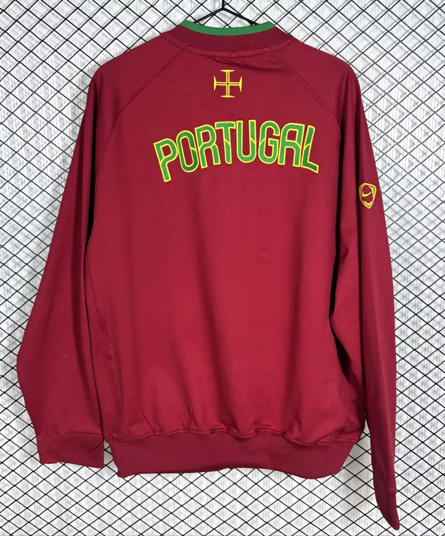 Portugal 2006 Retro Red Windbreaker Jacket Jersey