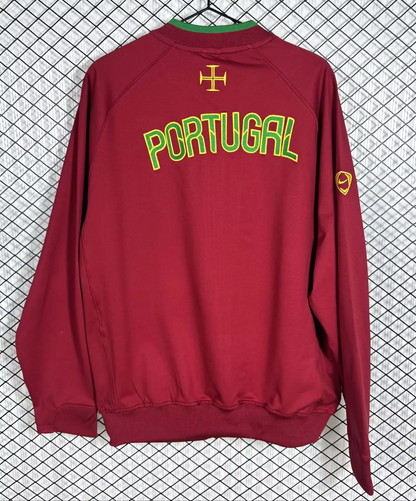 Portugal 2006 Retro Red Windbreaker Jacket Jersey