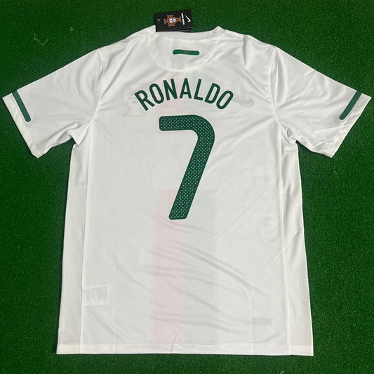 Portugal Cristiano Ronaldo 2010 World Cup Retro Jersey Trikot Maglia Soccer Kit