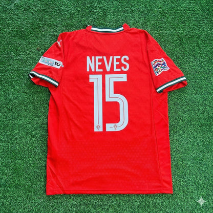 João Neves Portugal UEFA Nations League Winner Red Football Jersey