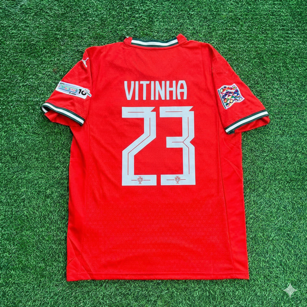 Vitinha Portugal UEFA Nations League Winner Red Football Jersey