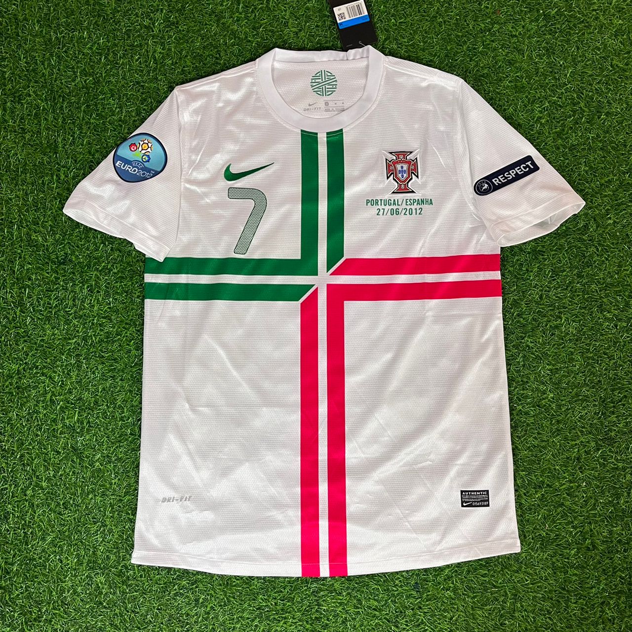 Cristiano Ronaldo Portugal EURO 2012 Retro Football Jersey Kit
