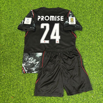 Promise David Canada 2026 World Cup Black Kids Football Jersey Paradise Edition