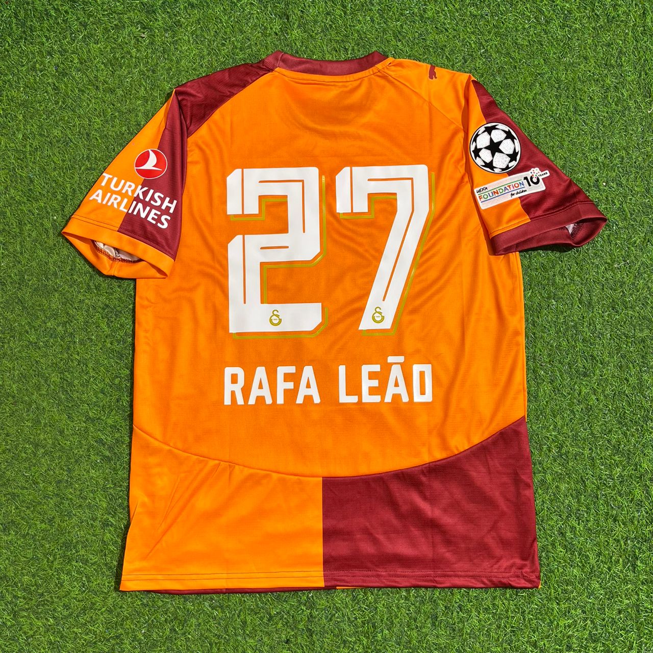 Rafa Leao #27 Galatasaray 2026-2027 Home Champions League Football Jersey Paradise Edition