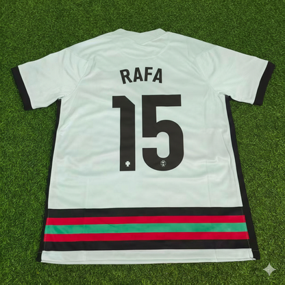 Portugal EURO 2020 Rafa Silva Retro Away Football Jersey
