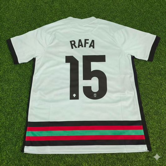 Portugal EURO 2020 Rafa Silva Retro Away Football Jersey