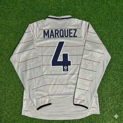Rafael Márquez #4 Barcelona 2003 2004 Away Long Sleeve Retro Football Jersey Collection