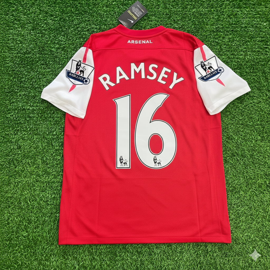 Aaron Ramsey Arsenal 2011-2012 Retro Football Jersey Kit