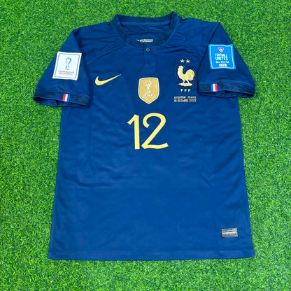 France World Cup 2022 Randal Kolo Muani Final Retro Football Jersey
