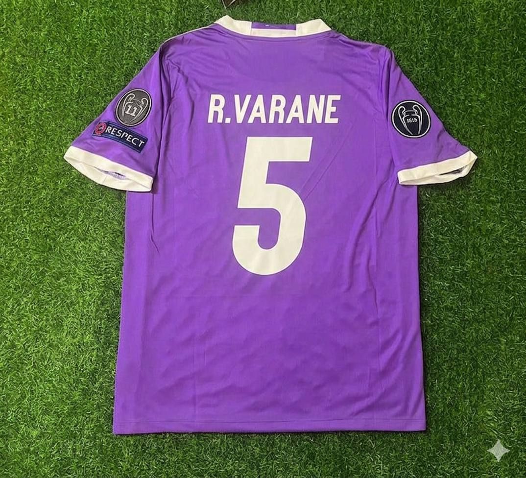 Raphaël Varane #5 Real CL Final Jersey Trikot Soccer Shirt