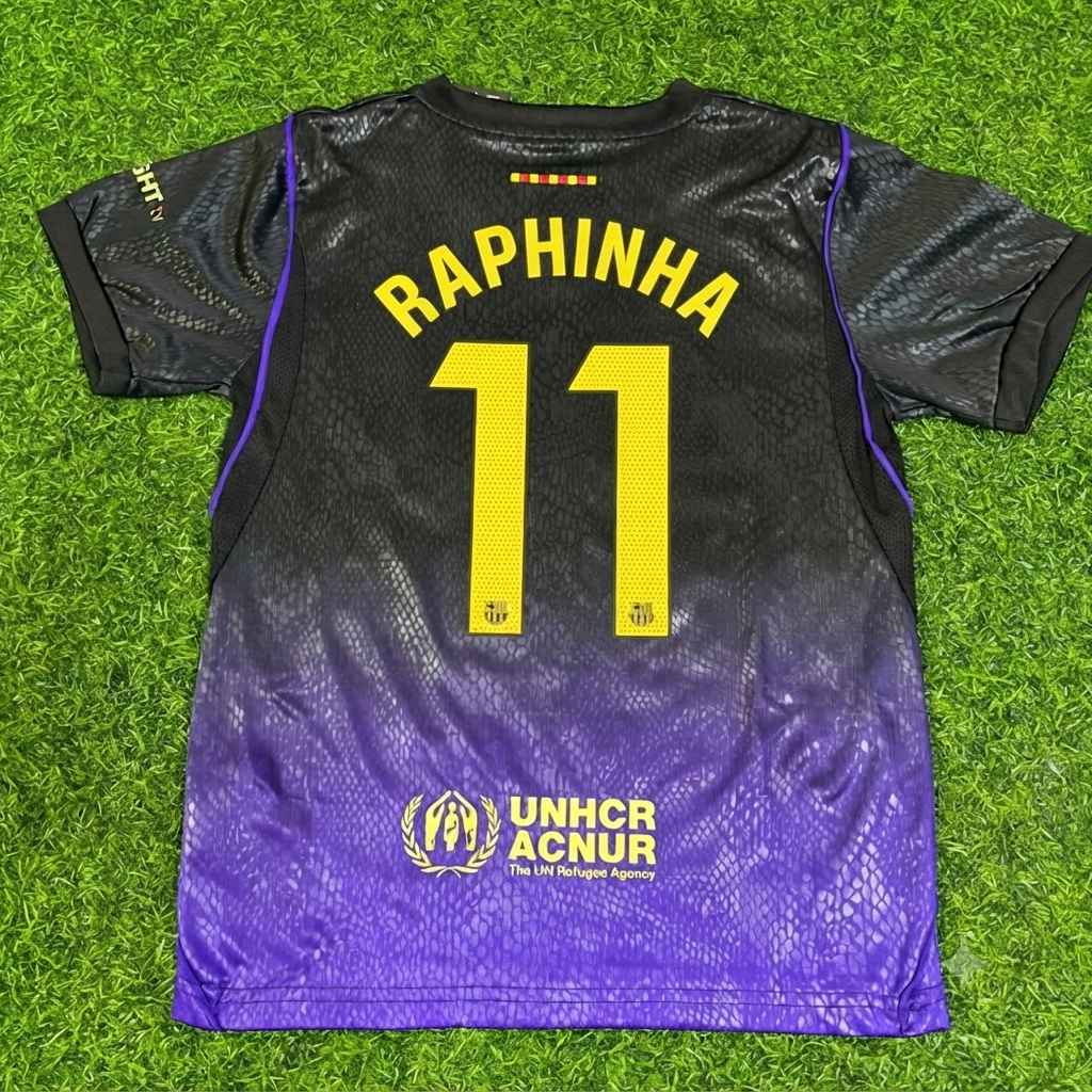 Raphinha #11 Barcelona 2027 Away Football Jersey