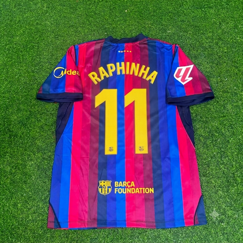Raphinha #11 Barcelona 2027 Home Football Jersey