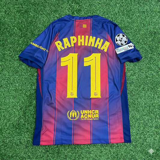 Raphinha Barcelona 2025/2026 Season Football Jersey Edition 3