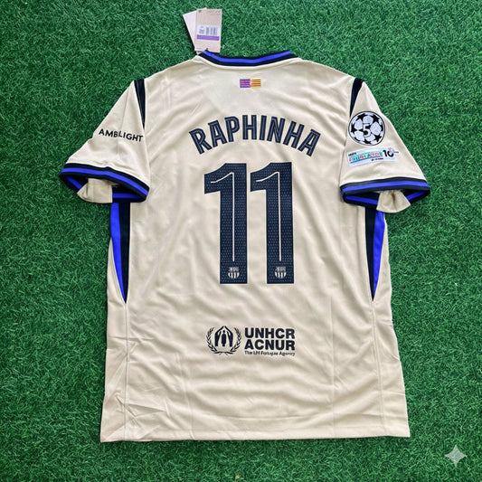 Raphinha Barcelona 2025/2026 Season Football Jersey Kit
