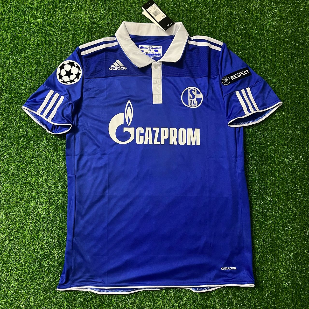 Schalke 04 Raul Gonzalez Blanco 2010- 11 Season Retro Champions League Football Jersey Trikot