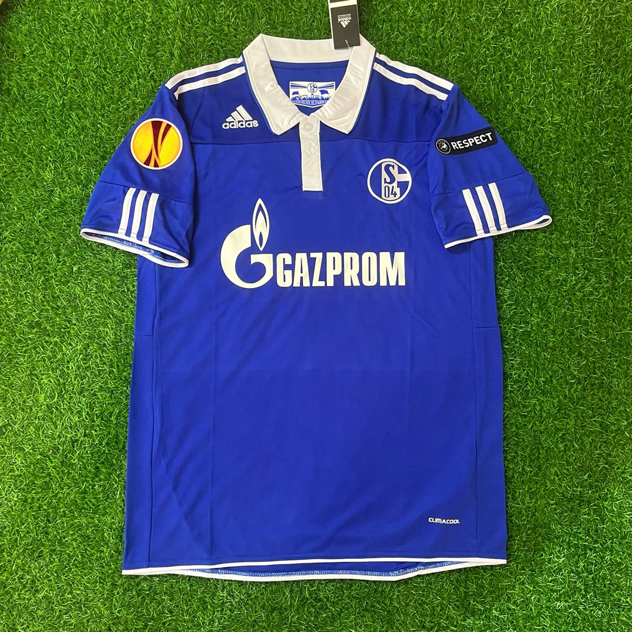 Ibrahim Afellay Schalke 04 2011-2012 Retro Football Jersey