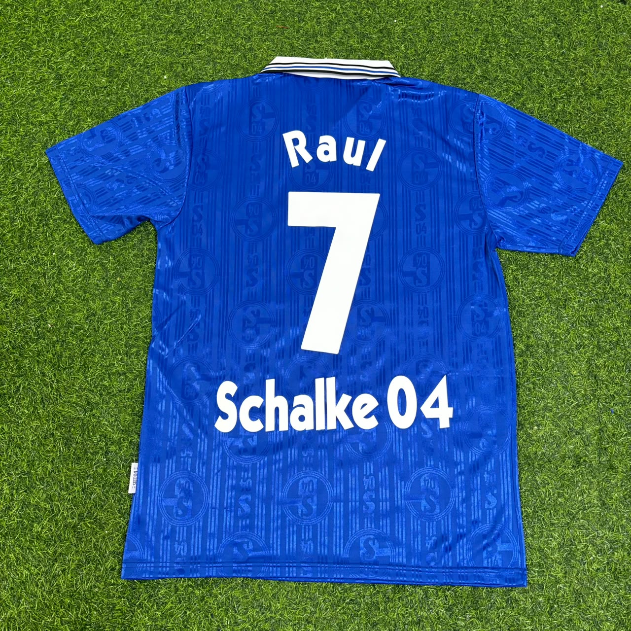 Raul Gonzalez Schalke 04 Heim Retro Fußballtrikot Jersey