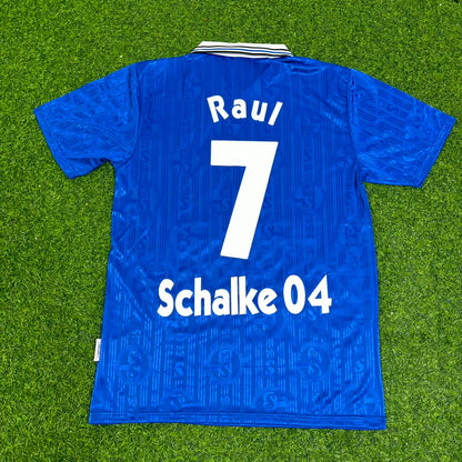 Raul Gonzalez Schalke 04 Heim Retro Fußballtrikot Jersey