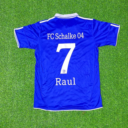 Raul Gonzalez Schalke 04 Retro Fußballtrikot